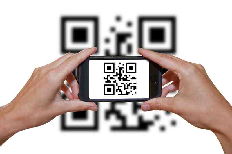 Werbung QR Code Friseur QR-Code