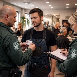 Belehrungsformular zur Ausweispflicht für Friseure - Download Belehrung Hinweis Ausweispflicht Zoll Schwarzarbeit Kontrolle Friseur Friseursalon